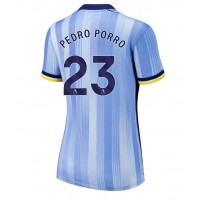 Camiseta Tottenham Hotspur Pedro Porro #23 Segunda Equipación Replica 2024-25 para mujer mangas cortas